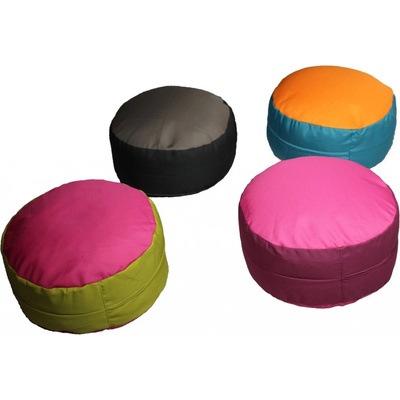 Kolinger Neon sedací polštář 50 x 20 cm podstava limetka plášť stříbro
