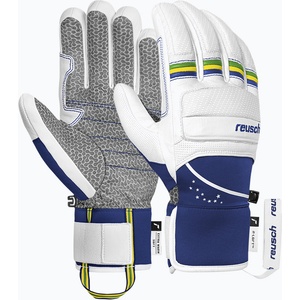 Reusch Скиорски ръкавици Reusch Lucas Braathen white/wurf the web