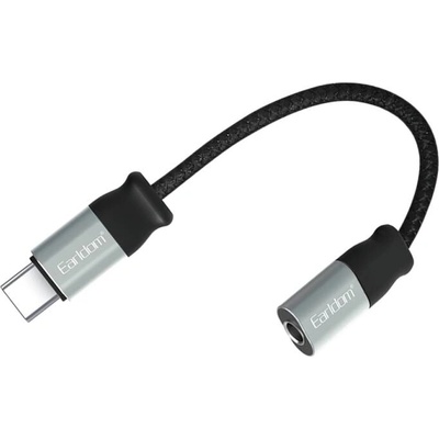 Earldom Преходник Earldom ET-OT51, Type-C към 3.5mm F, 0.15m, Черен - 40214