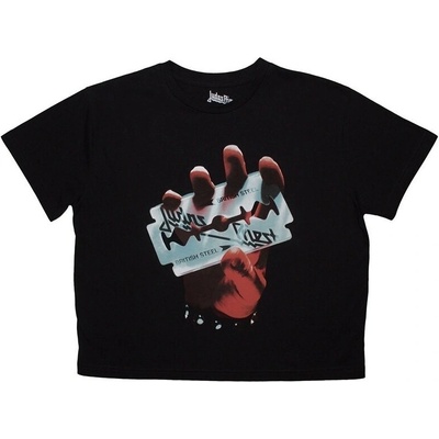 Judas Priest British Steel Black XL Дамски Риза (JPCT01LB04)