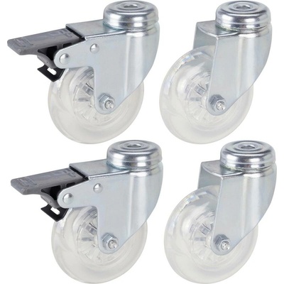 Dörner & Helmer 4506551 Otočné kolečko s brzdou 75 mm 50 kg 4 ks