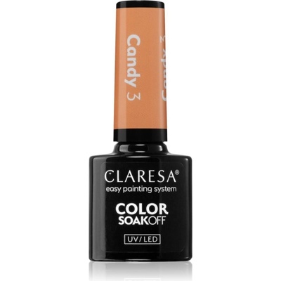 Claresa SoakOff Uv Led Color Candy gélový lak na nechty odtieň 3 5 g