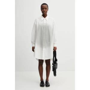 MM6 Maison Margiela Памучна роклята тип риза (S52CT0797.M35256.101)