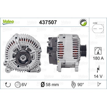VALEO Alternátor 437507