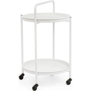 Yes Everyday Стоманена маса за сервиране на колелца ø 44, 5 cm Austin - Yes Everyday (0804941)