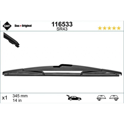 SWF Das Rear 345 mm 116533