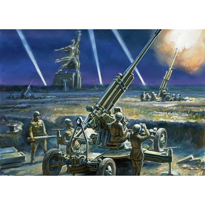 Zvezda Soviet 85mm Anti-Aircraft Gun 6148 1:72