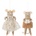 Bloomingville Peo XL коледни украшения, мишки, бежови (82061879)