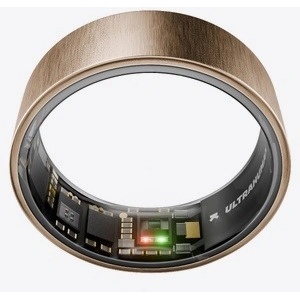 Ultrahuman Ring Air - Smart Ring, Charger, USB Cable / Size-13- Brushed_Rose_Gold (UHRA-BR-13)