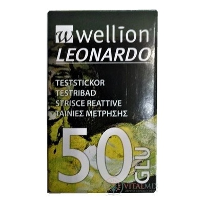 Wellion LEONARDO GLU Proužky testovací 1 balení 50 ks