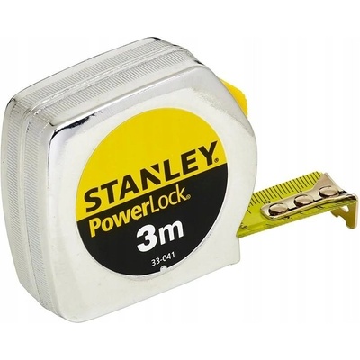 Stanley Svinovací met PowerLock 3m chromovaný