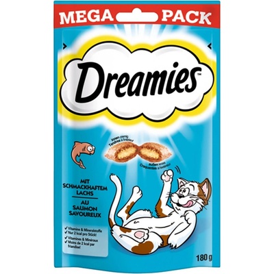 Dreamies Mega Pack s lososem 180 g
