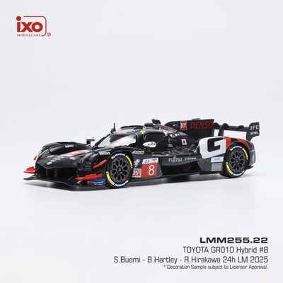 Toyota GR010 Hybrid 24h Le Mans 2025 8 Buemi Hartley HirakawaIXO 1:43