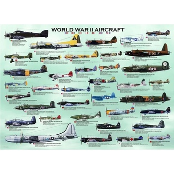 Image 1 of EUROGRAPHICS - Puzzle Airplanes WW2 - 1 000 piese