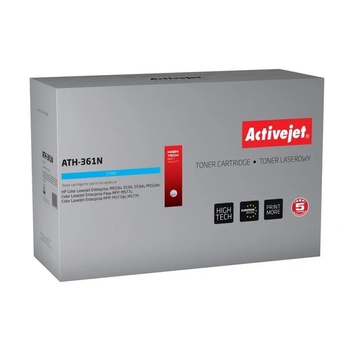 Compatible Тонер Activejet ATH-361N (заместител за HP 508A HP508A CF361A, Supreme, 5000 страници, циан) (ATH-361N)