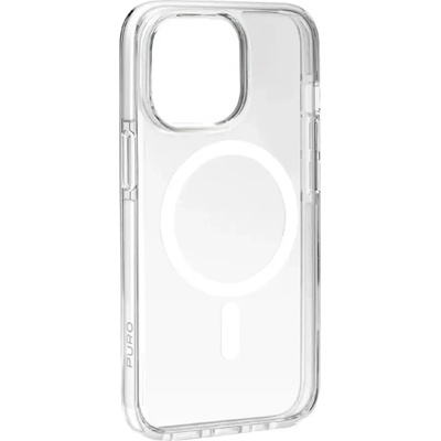 PURO Силиконов калъф Puro Lite Mag Pro MagSafe за iPhone 15 Pro Max - прозрачен (PUIPC15P67LITEMPWHI)