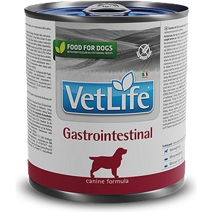 Vet Life Gastrointestinal - диетична консерва за храносмилателни проблеми при кучета 300 гр