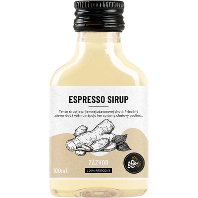 ManuCafe ESPRESSO SIRUP ZÁZVOR - 100 ml