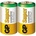 GP Batteries Алкална батерия GP SUPER LR20 /2 бр. в опаковка/ shrink 1.5V (GP-BA-13A-S2)