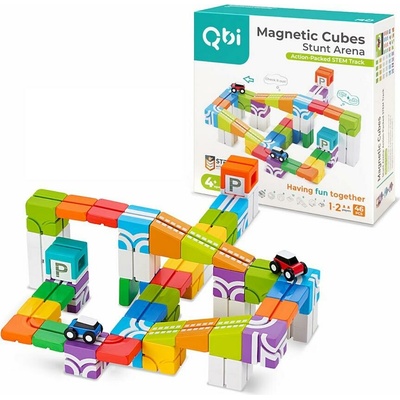 QBI Toy Stunt Arena ActionPacked STEM Track
