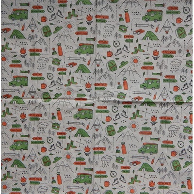Home fashion servítky Time for camping 33x33cm