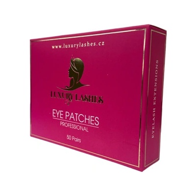 Luxury Lashes Gelové podložky pro prodlužování řas s výřezem 50 ks