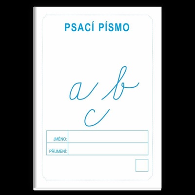 Psací písmo - sešit