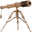 Robotime Drevené 3D mechanické puzzle Pirátsky ďalekohľad 314 ks