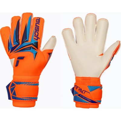 Reusch Attrakt Gold X Evolution shocking orange/blue