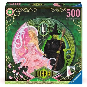 Ravensburger Кръгъл пъзел Ravensburger от 500 части - Злосторница (12001276)