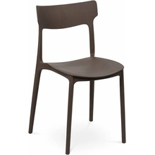 Bonami Essentials Biá zahradní židle hnědá 38 cm, 77.5 cm, 51 cm