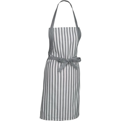 KELA Zástěra Caja 55% bavlna/45% bambus šedá 80x67 cm KL-12875