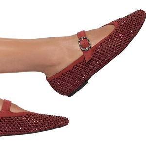 Kurt Geiger London балеринки от кожа Mayfair Ballet Flat Wine (2656354209)