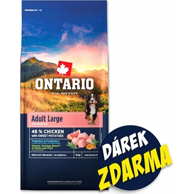 Ontario Adult Large Chicken & Sweet Potatoes 2 x 12 kg
