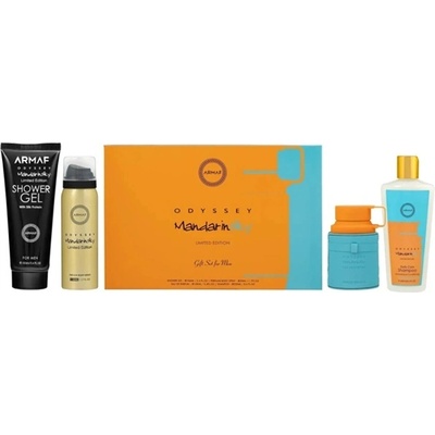 Armaf Odyssey Mandarin Sky Комплект (EDP 100ml + Deo Spray 50ml + SG 100ml + Shampoo 250ml) за Мъже