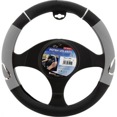 Compass Potah volantu RALLY šedý