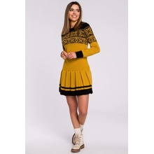 MXS01 Christmas sweater dress yellow