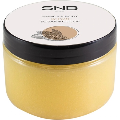 SNB Professional Захарен скраб с какао и растителни масла, 300 ml