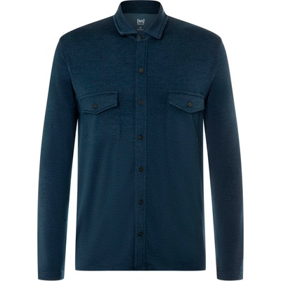super. natural Мъжка риза с копчета super. natural Adventure Shirt Merino shirt - Blueberry (216-4298-0412)