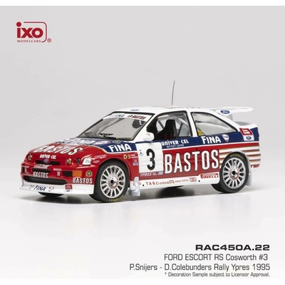 IXO Ford Escort RS Cosworth Rally Ypres 1995 3 Snijers Colebunders 1:43