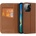Dux Ducis Skin X2 Case - кожен калъф с поставка и отделение за кр. карти за iPhone 14 Pro (кафяв)
