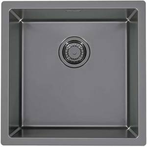 Alveus Quadrix Monarch - Мивка 45x45 см, антрацит 1103320 (1103320) Мивка за вграждане