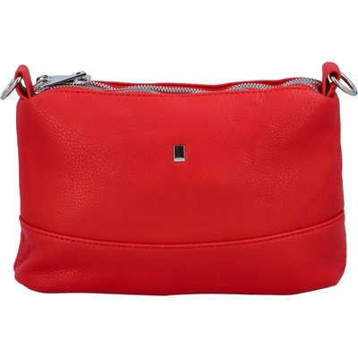 Dámská koženková crossbody Shoshana červená