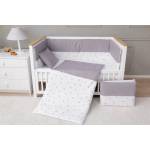 Babyhome Еко комплект за легло от 7 части Цвят СИВ