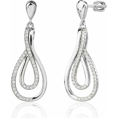 Jan Kos jewellery Stříbrné náušnice MHT-8063/SW00 (Ag 925/1000, 5,01 g)