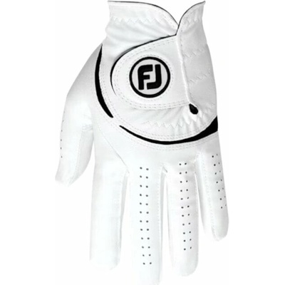 Footjoy Weathersof Mens Golf Glove White/Black Pravá M