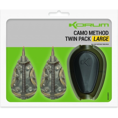 Set krmítek Korum Camo Method Twin Packs Large