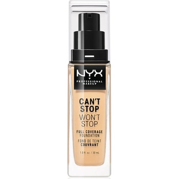 NYX Professional make-up Can't Stop Won't Stop vysoce krycí make-up 07 Natural 30 ml