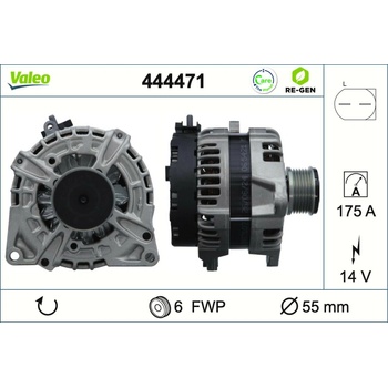 VALEO Alternátor 444471