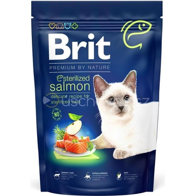 Brit Premium by Nature Cat. Sterilized Salmon 1,5 kg